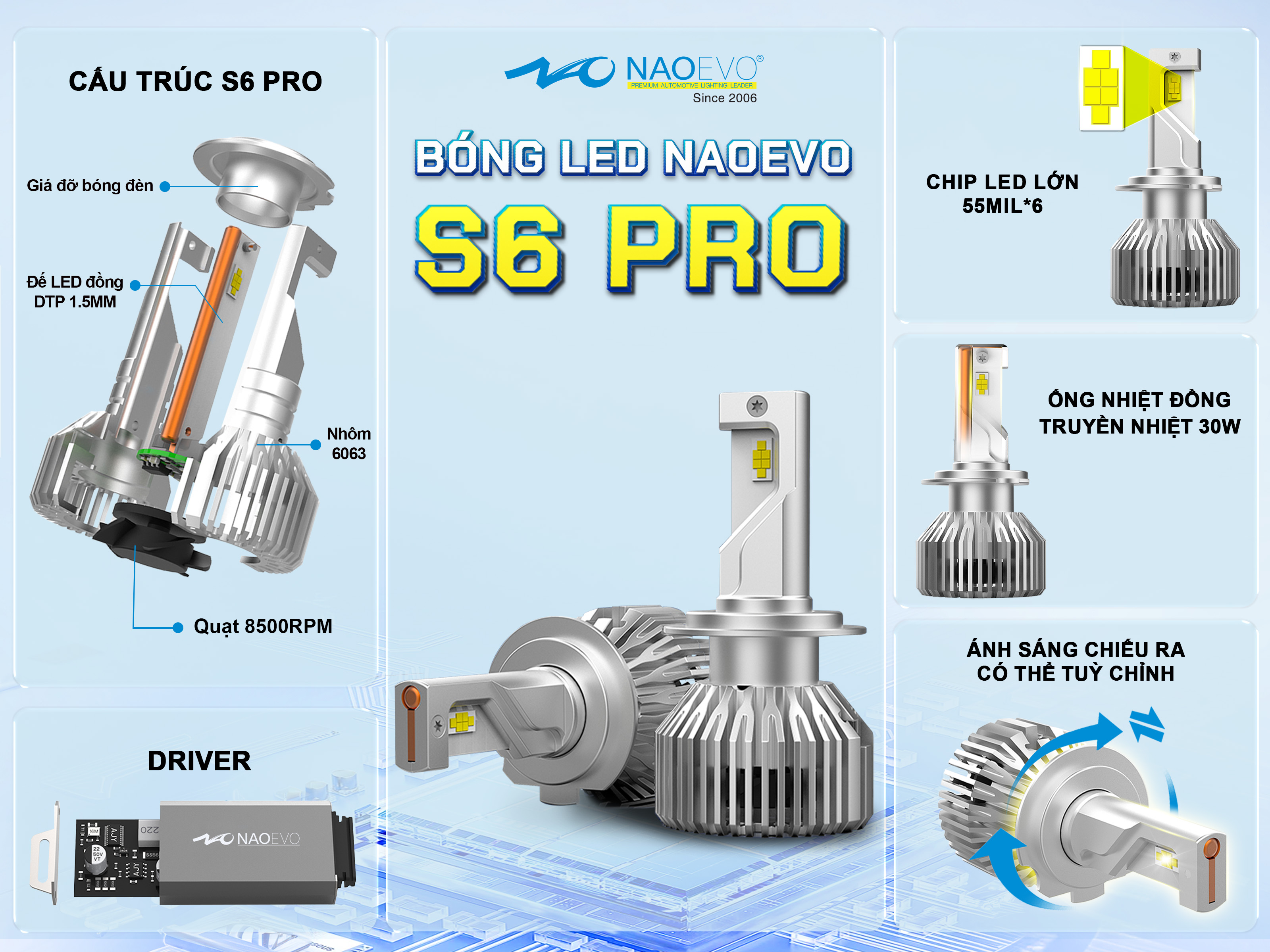 BÓNG LED S6 Pro BÓNG LED S6 Pro